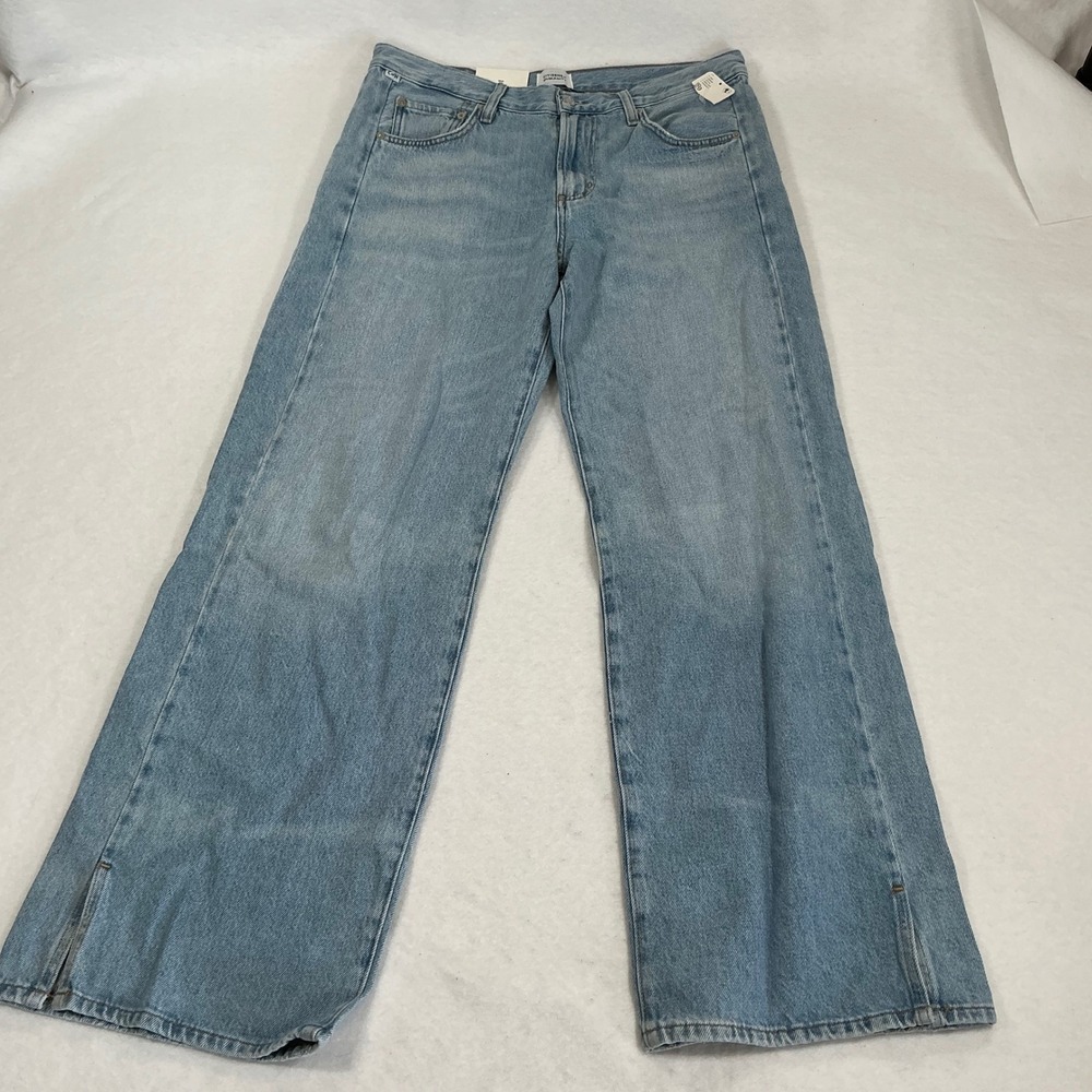 Citizens of Humanity Track Jean Ritual Light Wash Wide Leg Slit 2286-1932 29